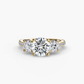 Diamond ring in yellow gold - AtelierRings by SKH