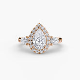 Diamond ring in rose gold - AtelierRings by SKH