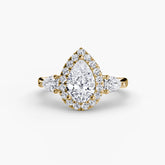 Diamond ring in yellow gold - AtelierRings by SKH
