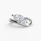 Diamond ring in white gold or platinum - AtelierRings by SKH