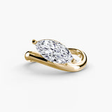 Diamond ring in yellow gold - AtelierRings by SKH