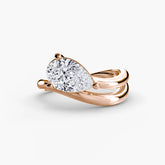 Diamond ring in rose gold - AtelierRings by SKH