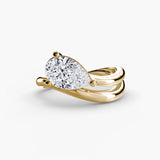 Diamond ring in yellow gold - AtelierRings by SKH