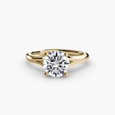 Diamond ring in yellow gold - AtelierRings by SKH