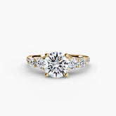 Diamond ring in yellow gold - AtelierRings by SKH