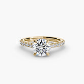 Diamond ring in yellow gold - AtelierRings by SKH