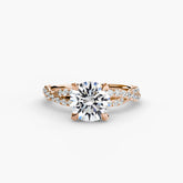 Diamond ring in rose gold - AtelierRings by SKH