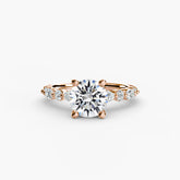 Diamond ring in rose gold - AtelierRings by SKH