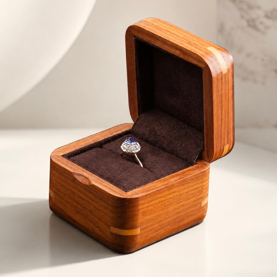 Handcrafted Wooden Ring Box