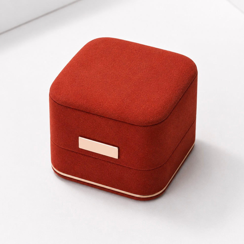 Suede Ring Box