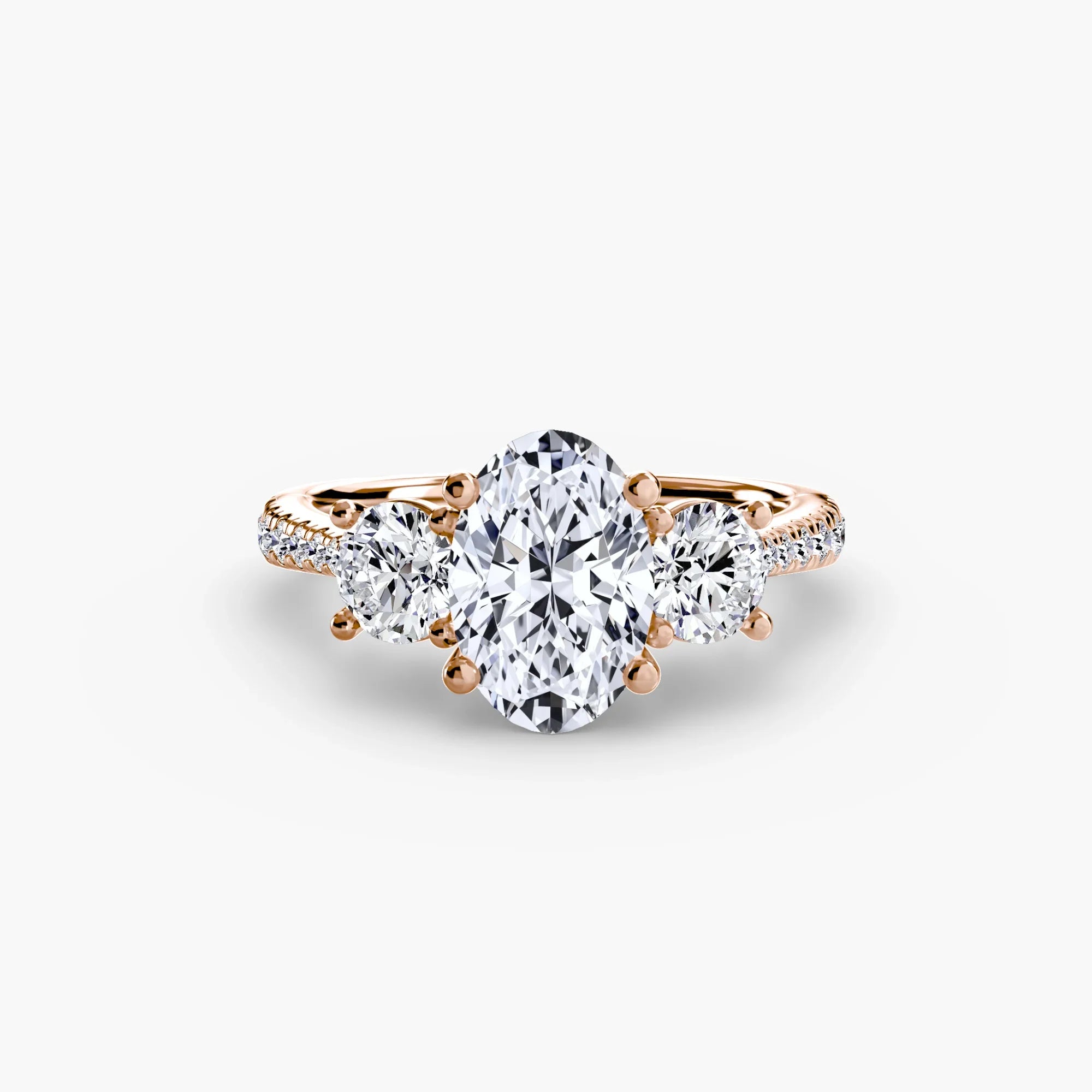 Oval cut diamond ring in rose gold - AtelierRings by SKH