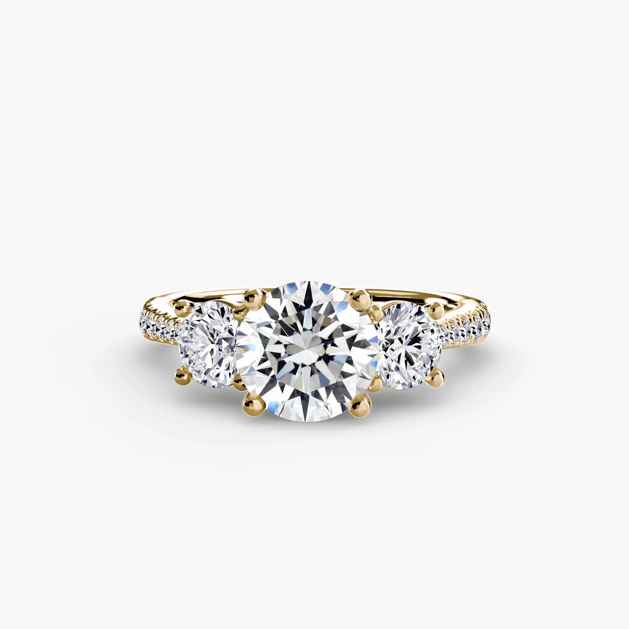 Diamond ring in yellow gold - AtelierRings by SKH