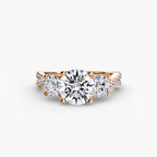 Diamond ring in rose gold - AtelierRings by SKH