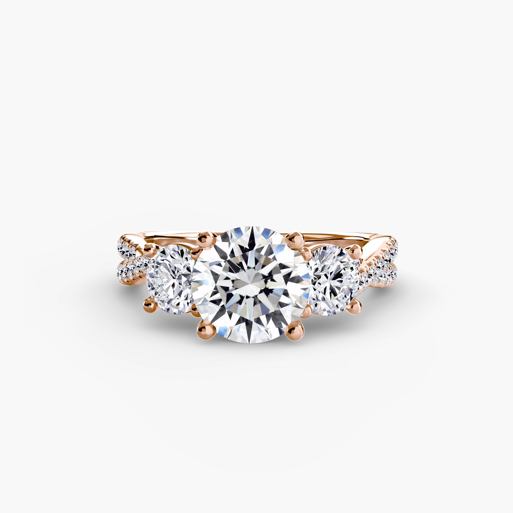 Diamond ring in rose gold - AtelierRings by SKH