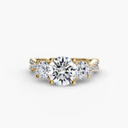 Diamond ring in yellow gold - AtelierRings by SKH