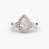 Diamond ring in rose gold - AtelierRings by SKH
