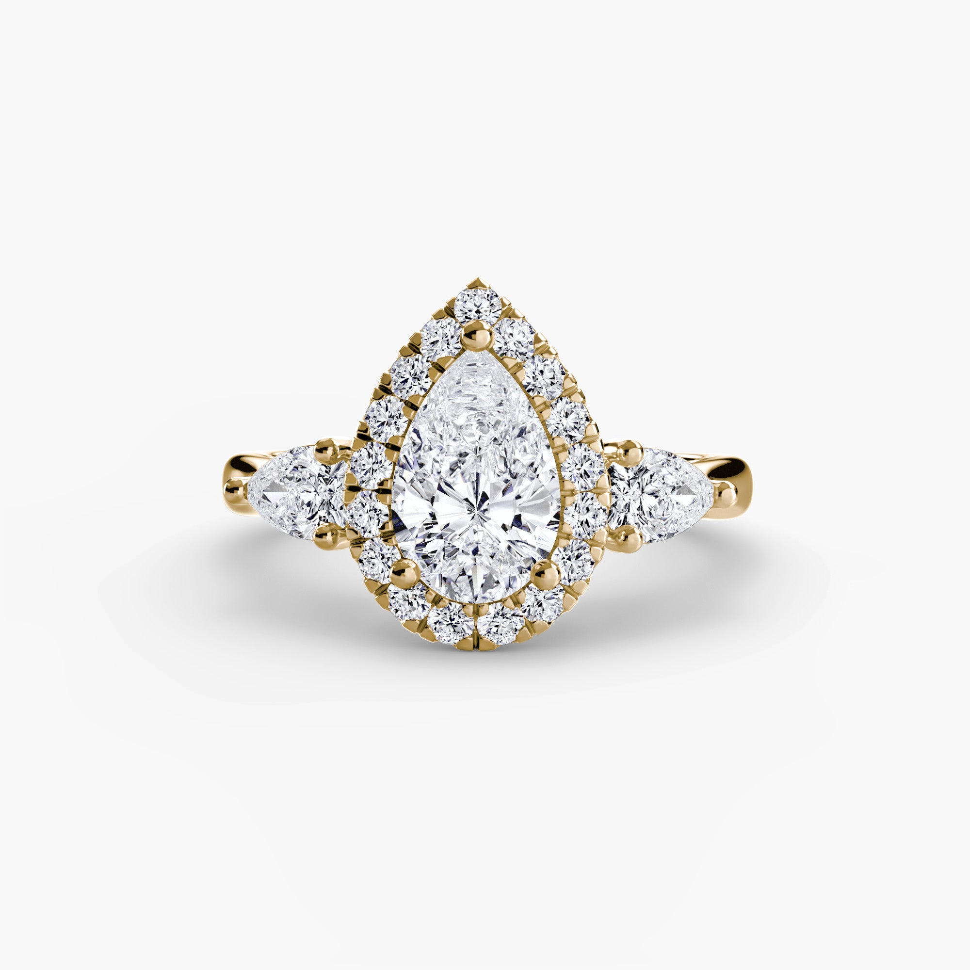 Diamond ring in yellow gold - AtelierRings by SKH