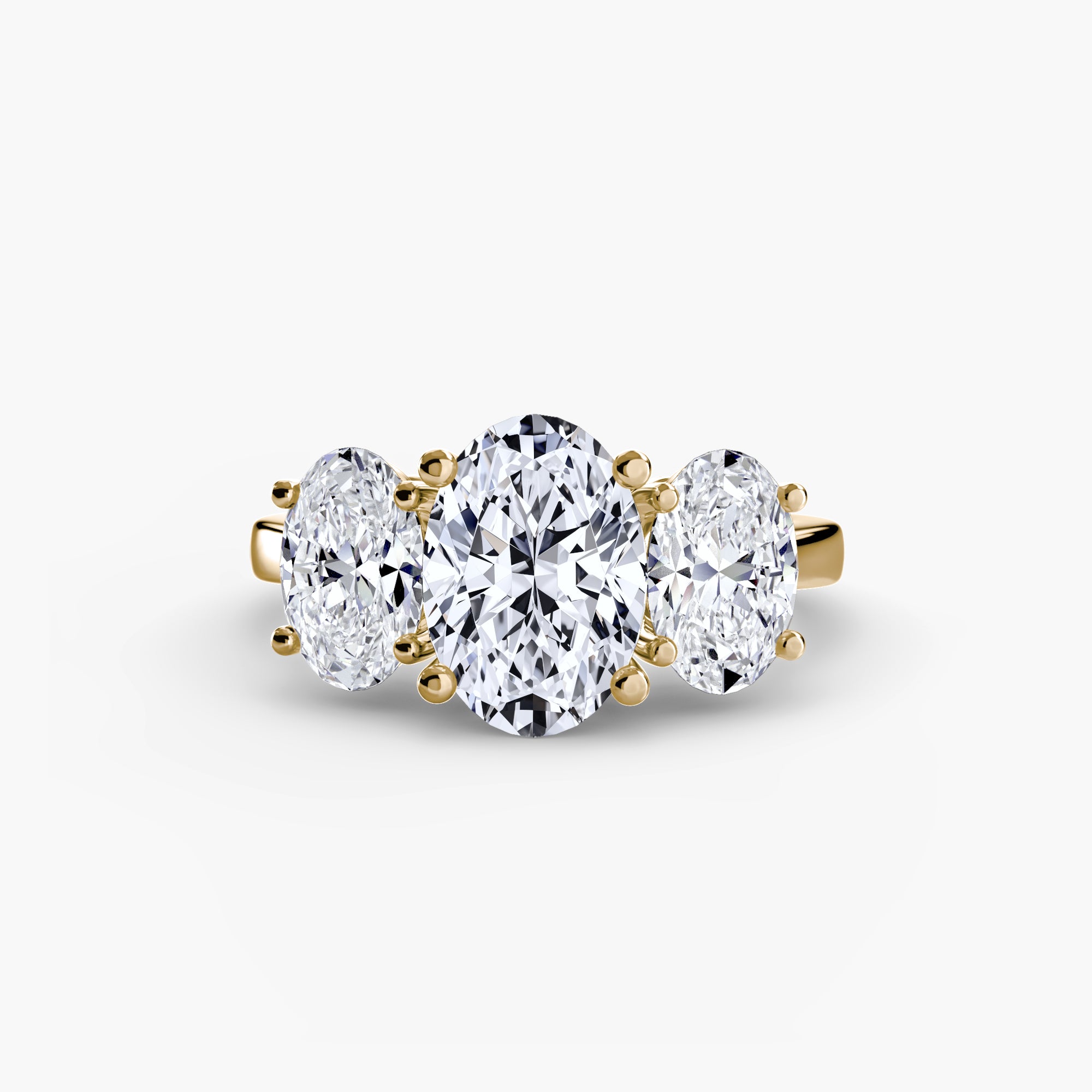 Diamond ring in yellow gold - AtelierRings by SKH