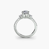 Diamond ring in white gold or platinum - AtelierRings by SKH