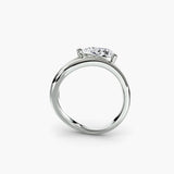 Diamond ring in white gold or platinum - AtelierRings by SKH