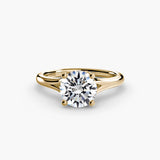 Diamond ring in yellow gold - AtelierRings by SKH