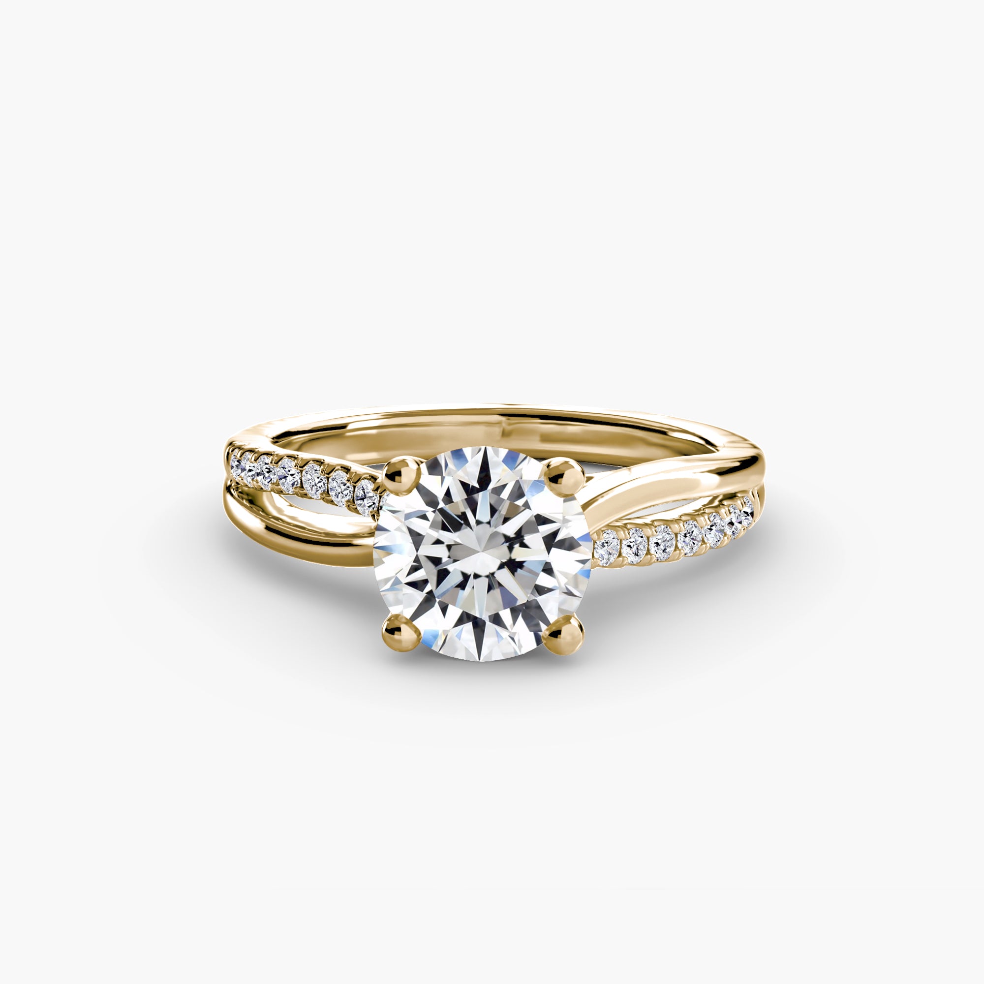 Diamond ring in yellow gold - AtelierRings by SKH