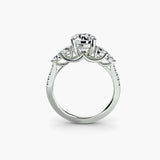 Diamond ring in white gold or platinum - AtelierRings by SKH