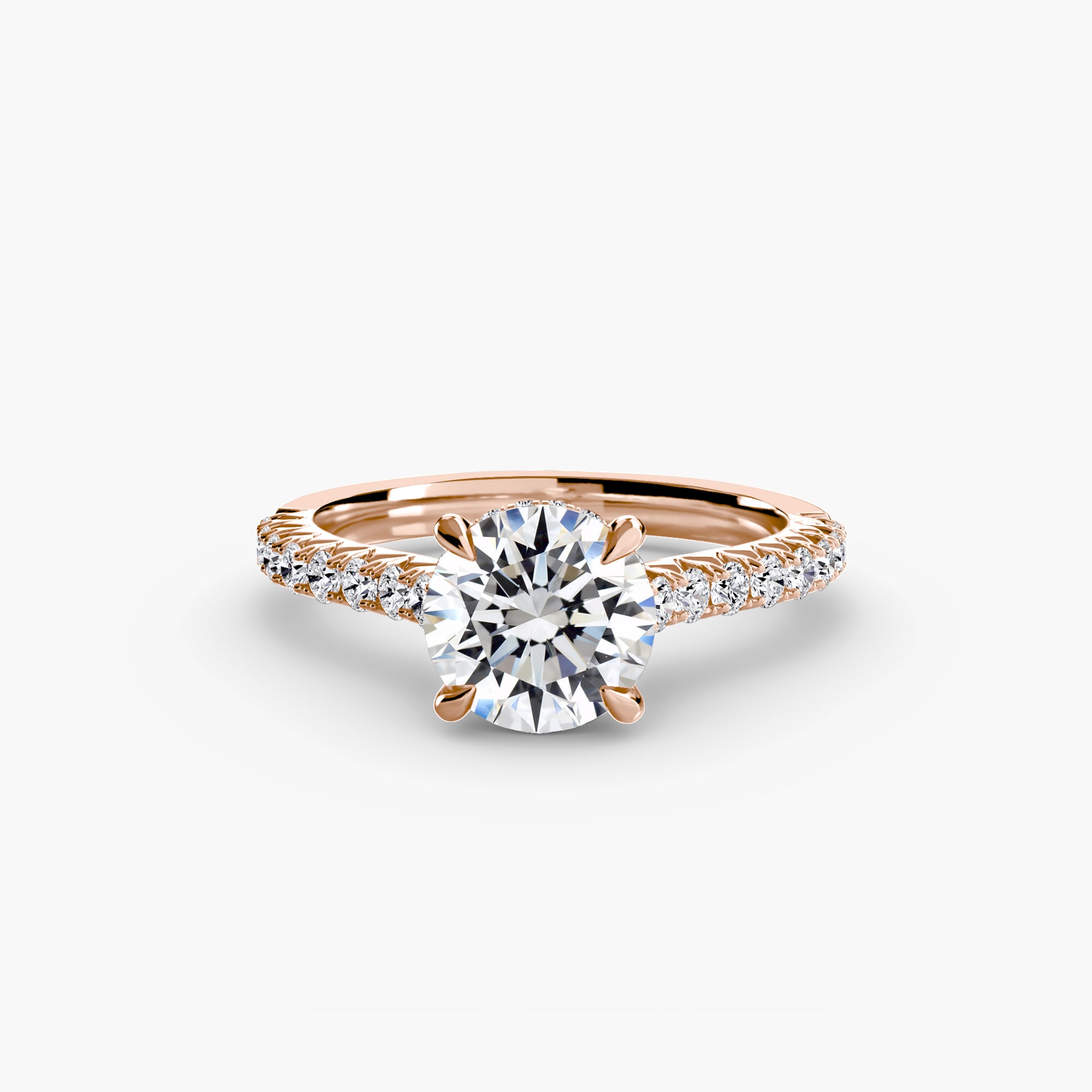 Diamond ring in rose gold - AtelierRings by SKH
