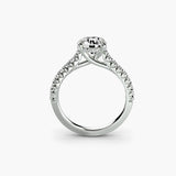 Diamond ring in white gold or platinum - AtelierRings by SKH