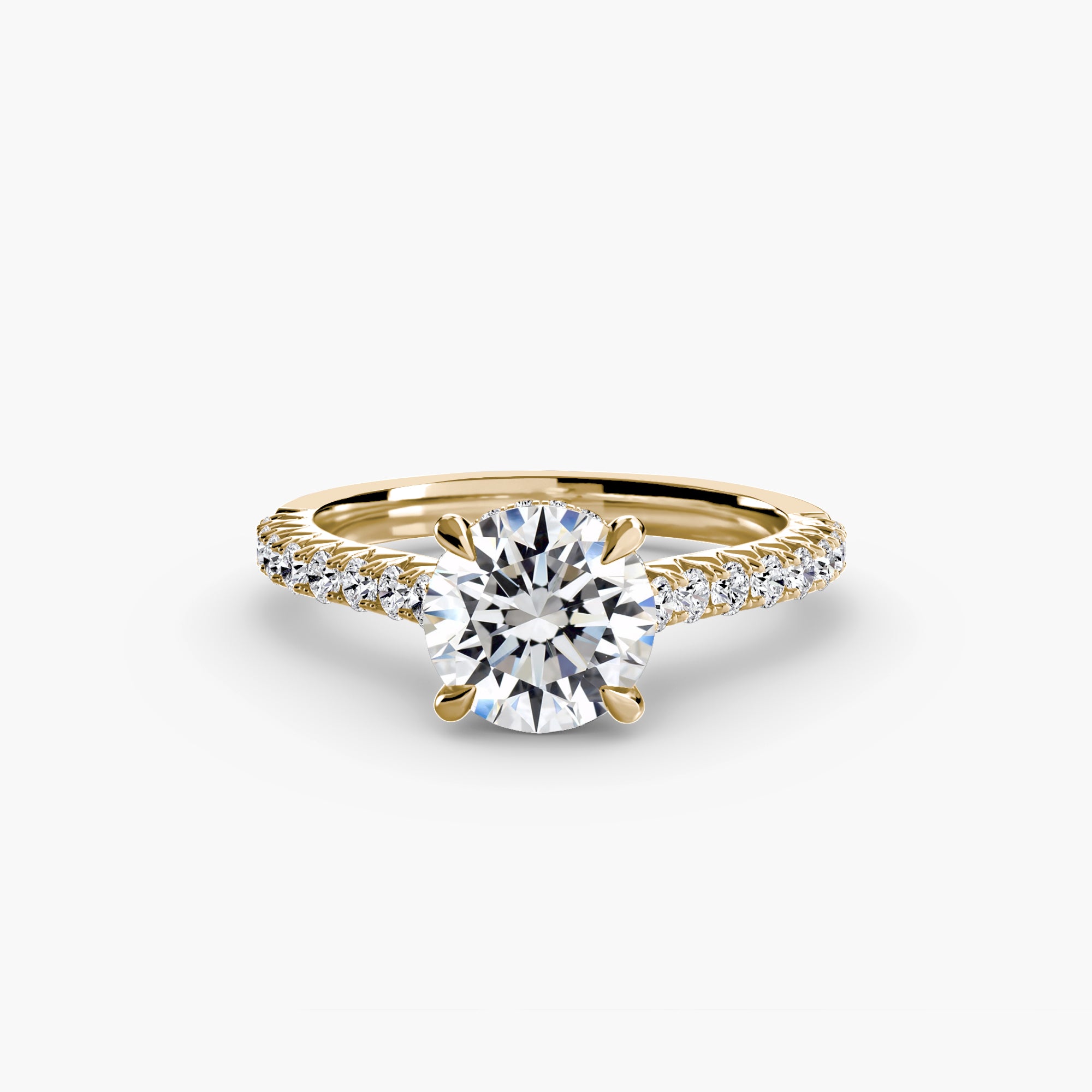 Diamond ring in yellow gold - AtelierRings by SKH