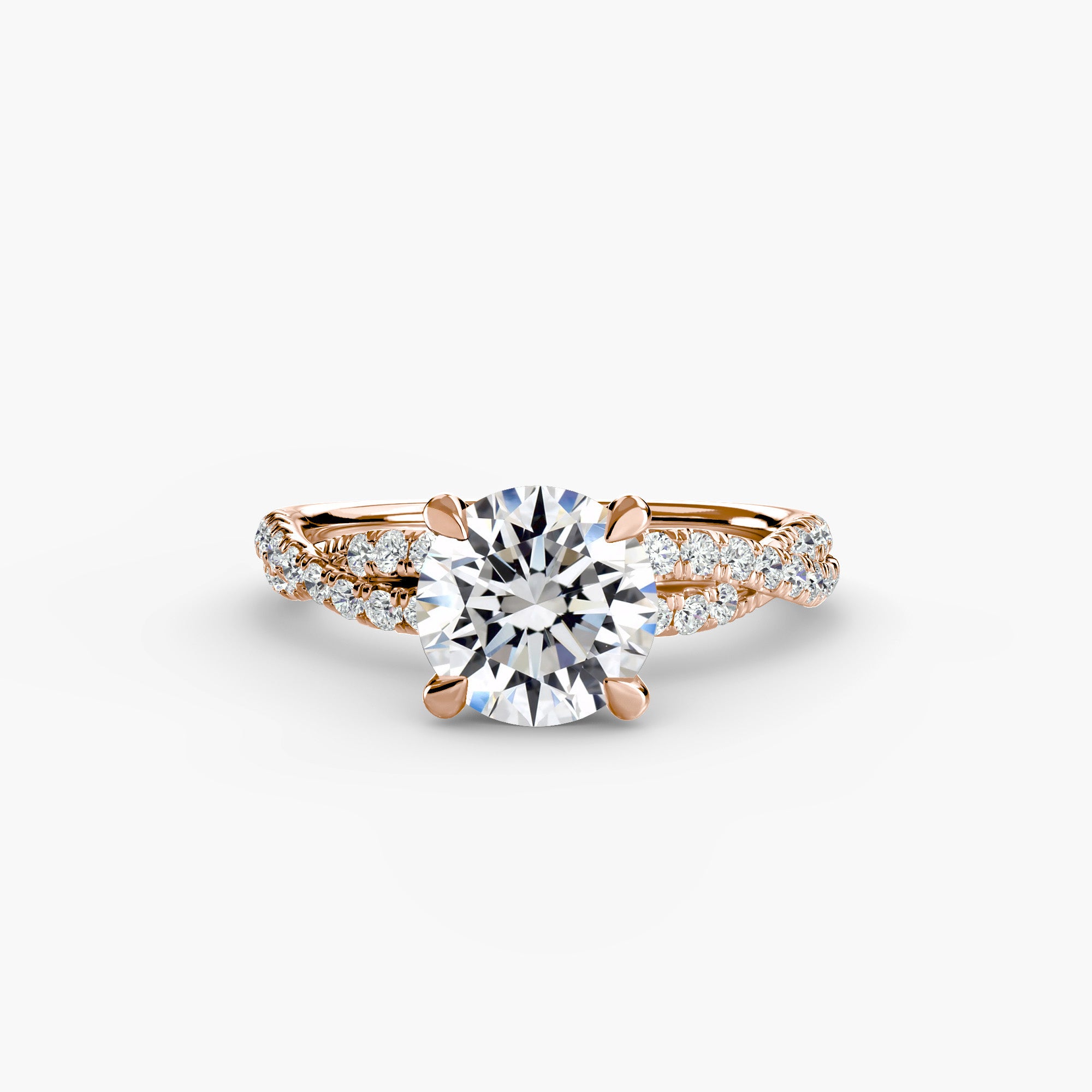Diamond ring in rose gold - AtelierRings by SKH
