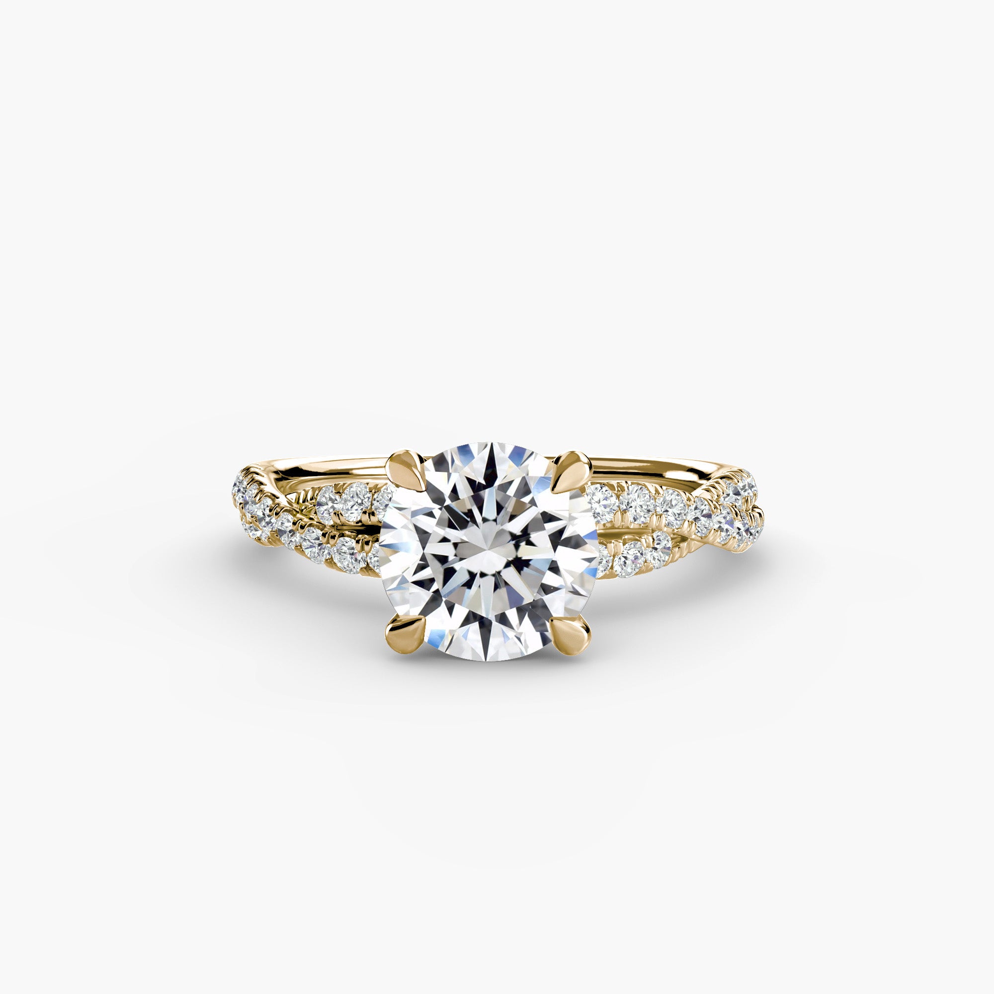 Diamond ring in yellow gold - AtelierRings by SKH