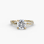 Diamond ring in yellow gold - AtelierRings by SKH