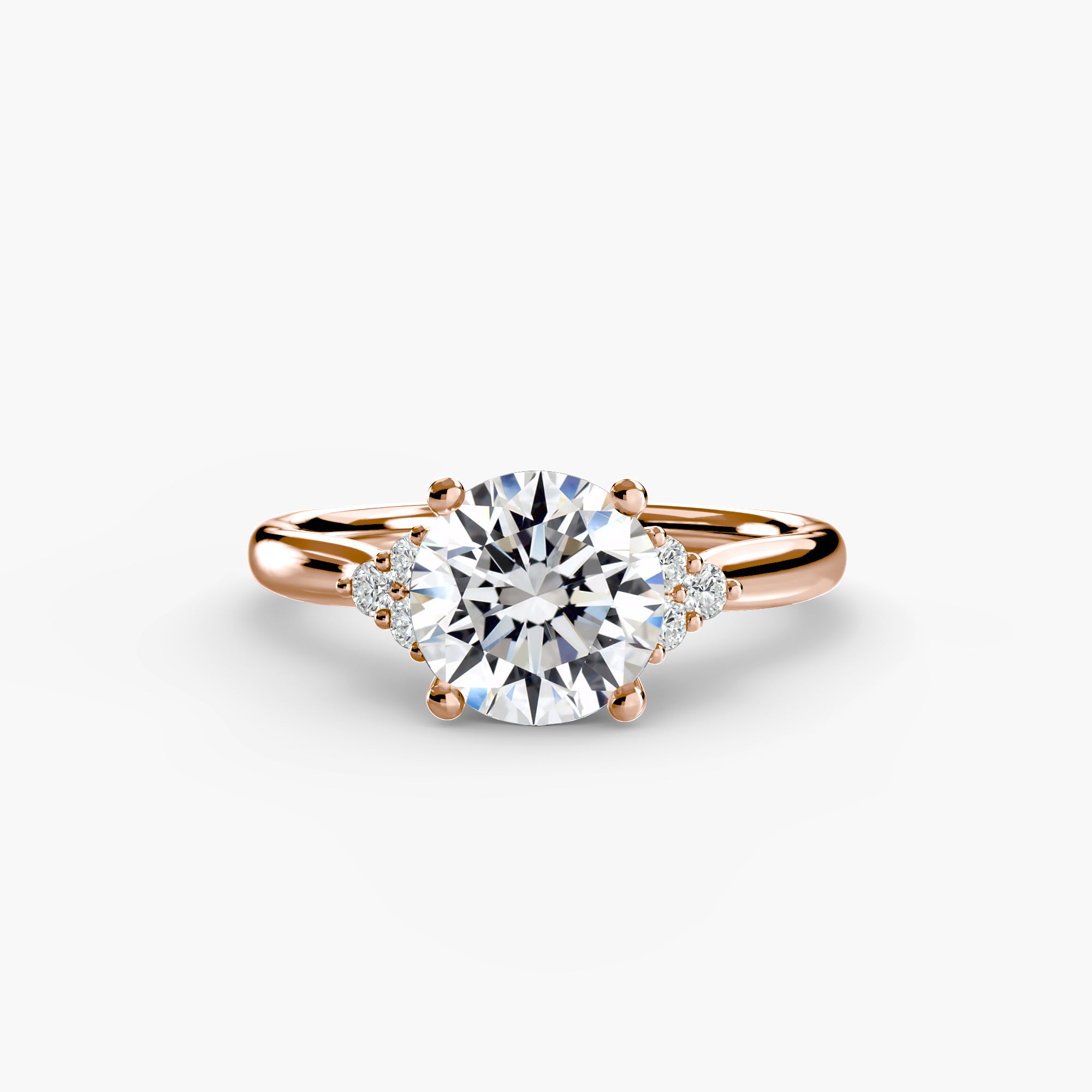 Diamond ring in rose gold - AtelierRings by SKH