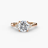 Diamond ring in rose gold - AtelierRings by SKH