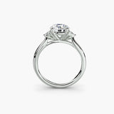 Diamond ring in white gold or platinum - AtelierRings by SKH
