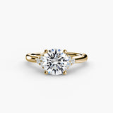 Diamond ring in yellow gold - AtelierRings by SKH