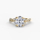Diamond ring in yellow gold - AtelierRings by SKH