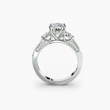 Diamond ring in white gold or platinum - AtelierRings by SKH