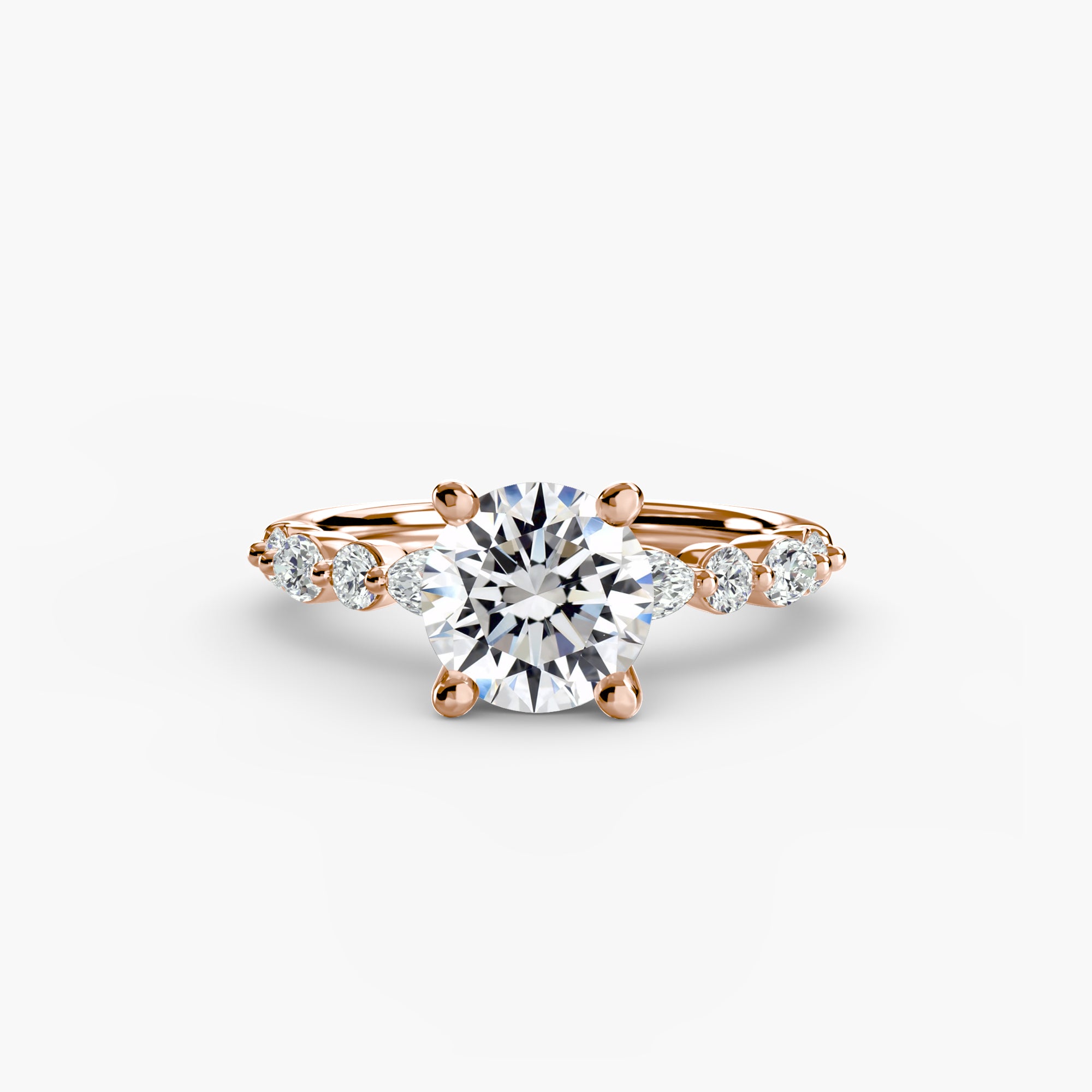 Diamond ring in rose gold - AtelierRings by SKH