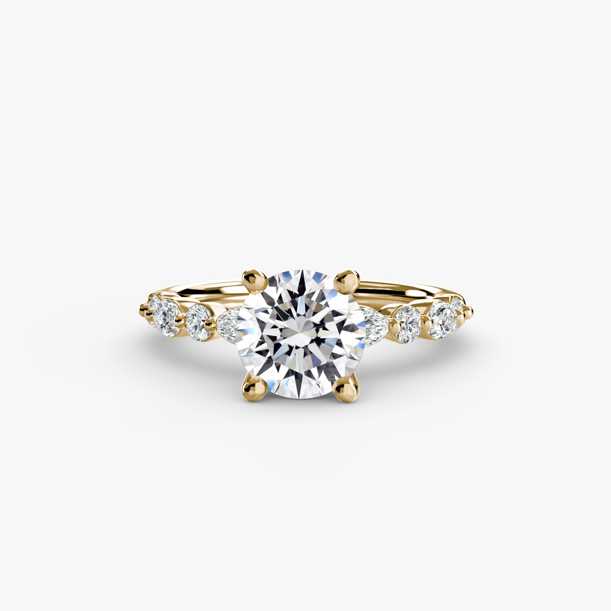 Diamond ring in yellow gold - AtelierRings by SKH