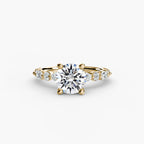 Diamond ring in yellow gold - AtelierRings by SKH