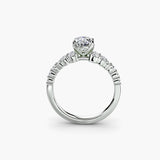 Diamond ring in white gold or platinum - AtelierRings by SKH