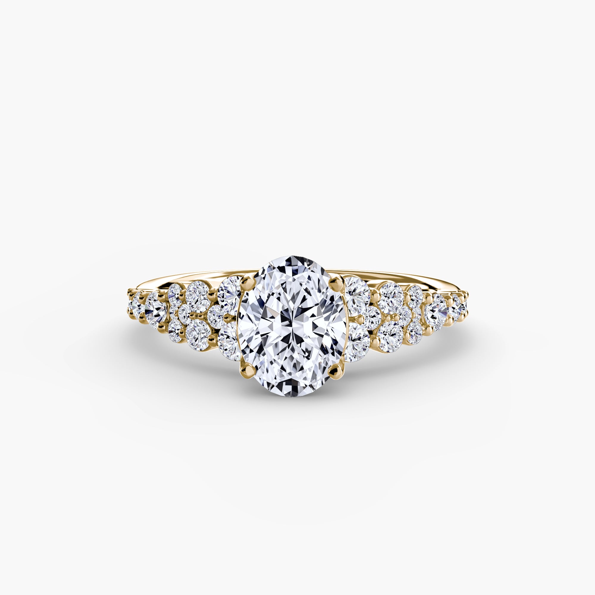 Diamond ring in yellow gold - AtelierRings by SKH