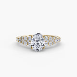 Diamond ring in yellow gold - AtelierRings by SKH