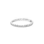 Bezel Emerald Diamond Tennis Bracelet