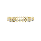 Bezel Round Diamond Tennis Bracelet