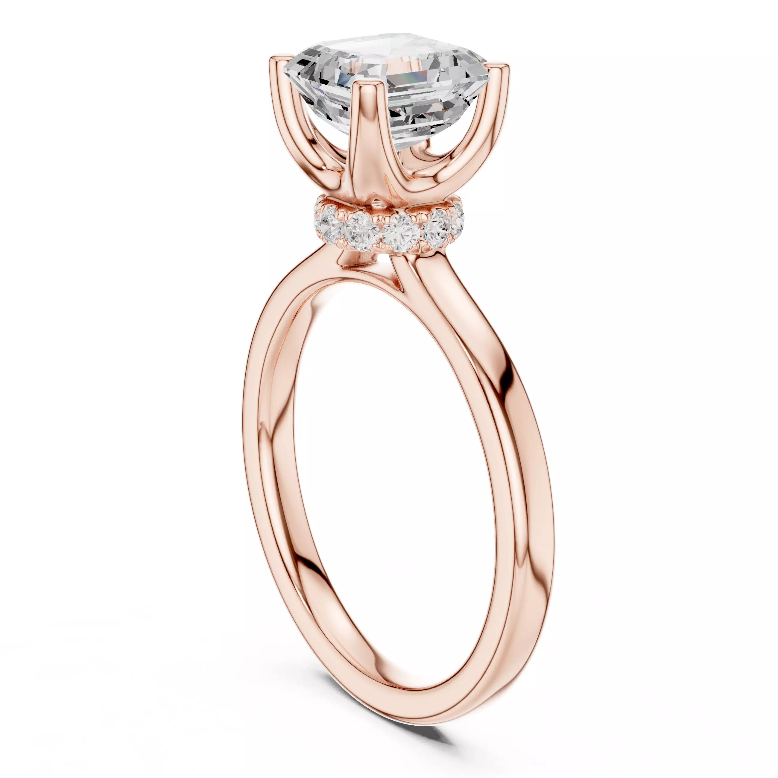 Bow Halo - Asscher