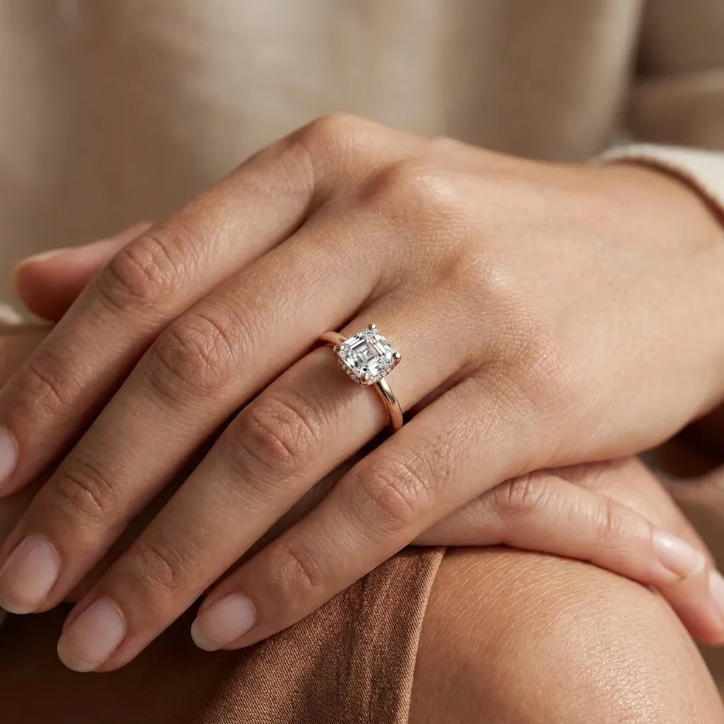 Bow Halo - Asscher