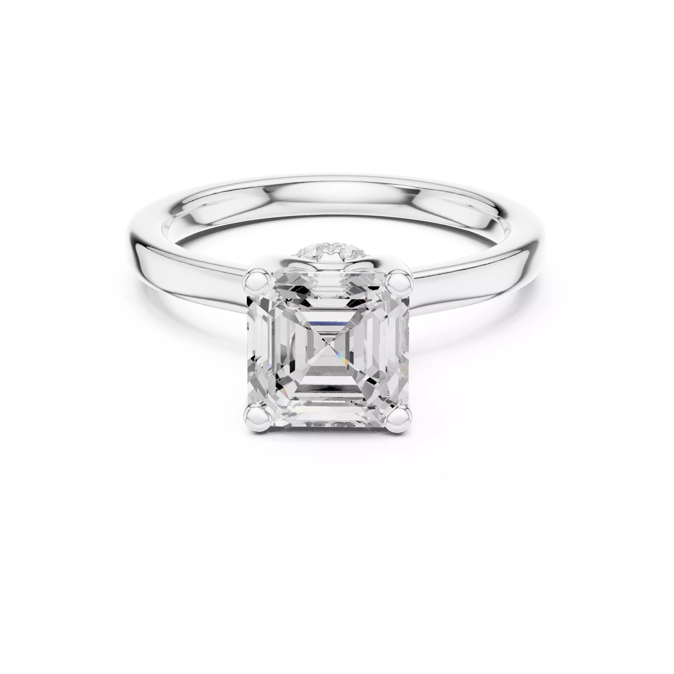 Bow Halo - Asscher